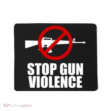 Stop Gun Violence Anti Guns Mousepad