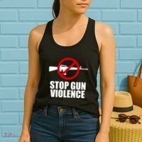 Stop Gun Violence Anti Guns Women's Tank Top thumb 2