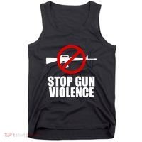 Stop Gun Violence Anti Guns Tank Top thumb 0