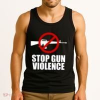 Stop Gun Violence Anti Guns Tank Top thumb 3