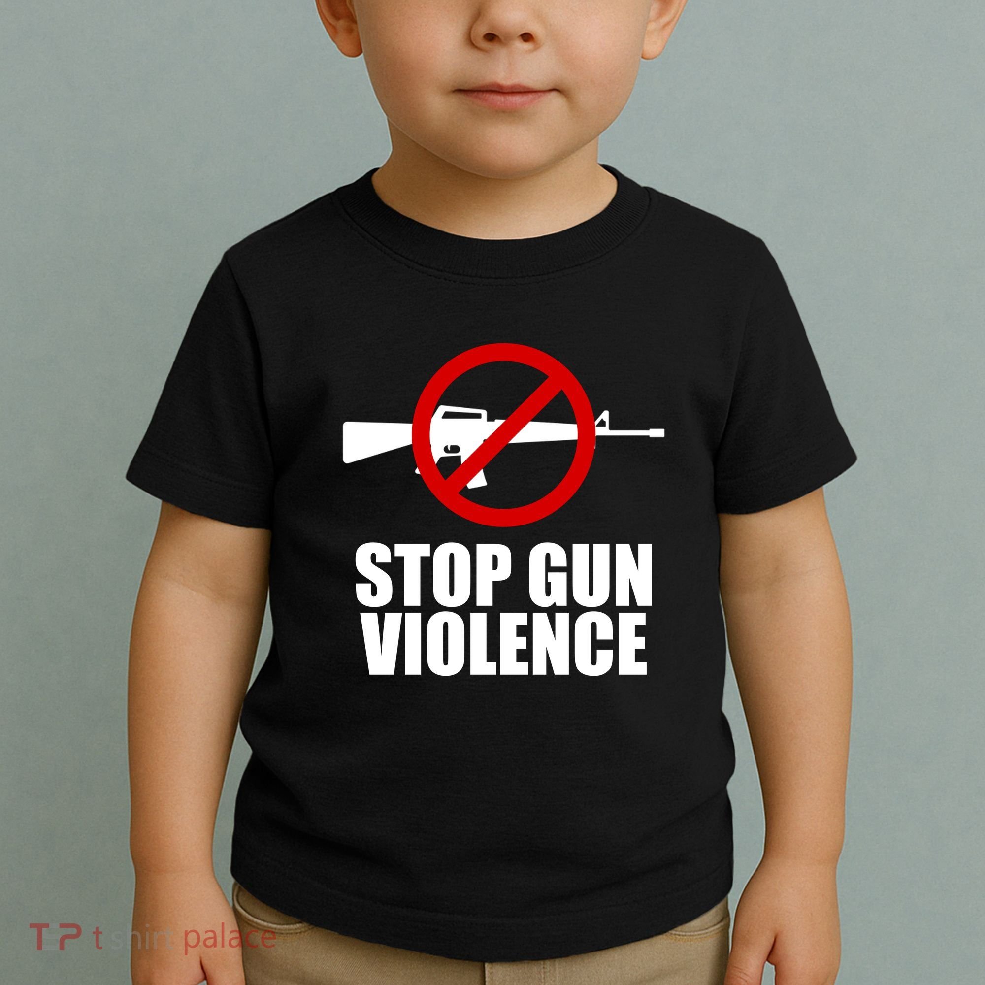 Stop Gun Violence Anti Guns Toddler T-Shirt