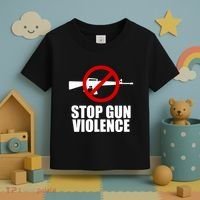 Stop Gun Violence Anti Guns Toddler T-Shirt thumb 3
