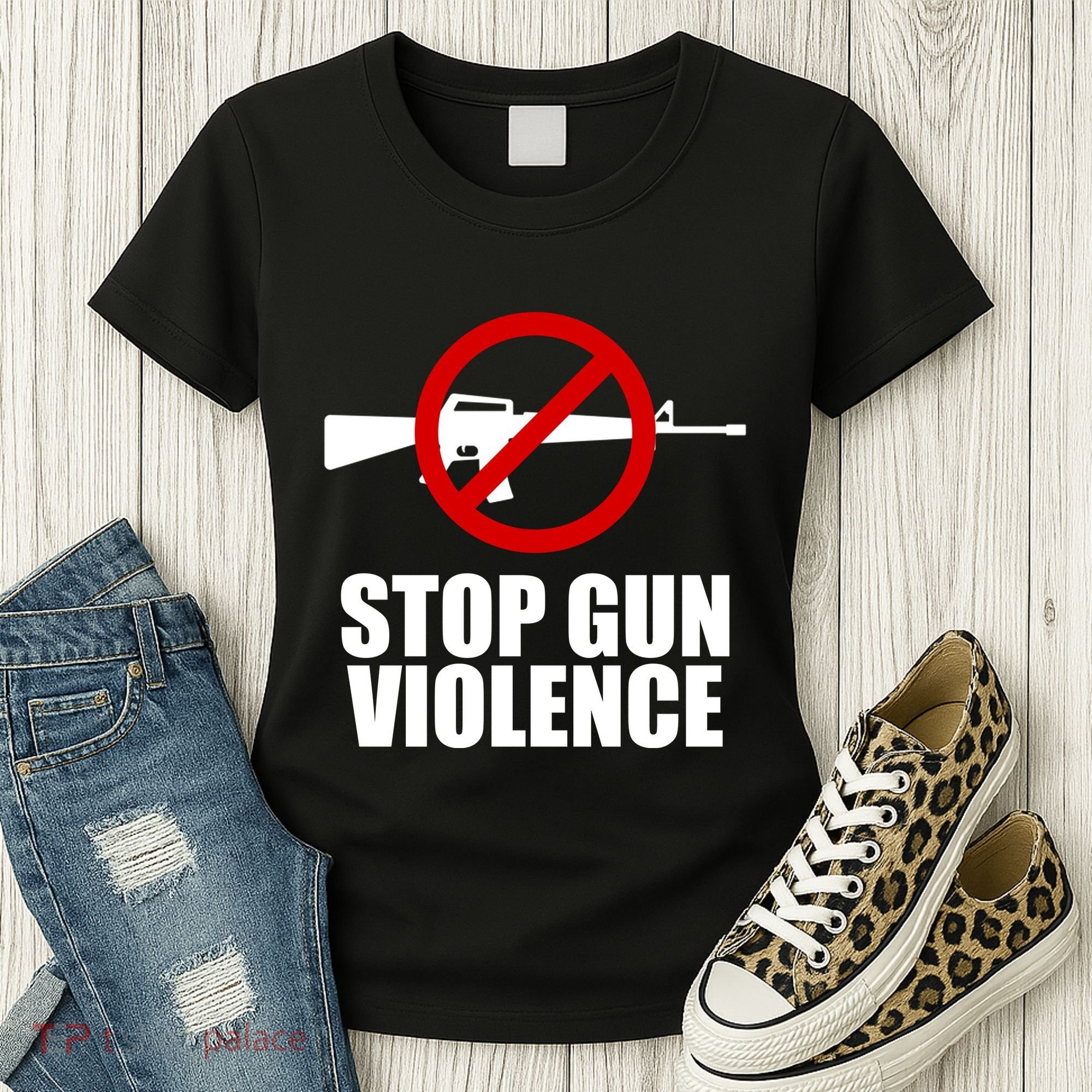 Stop Gun Violence Anti Guns Women's T-Shirt