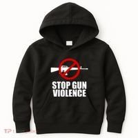 Stop Gun Violence Anti Guns Kids Hoodie thumb 0