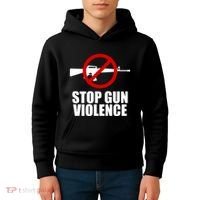 Stop Gun Violence Anti Guns Kids Hoodie thumb 4