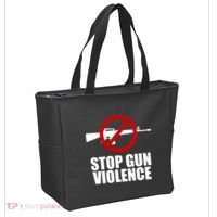 Stop Gun Violence Anti Guns Tote Bag thumb 2