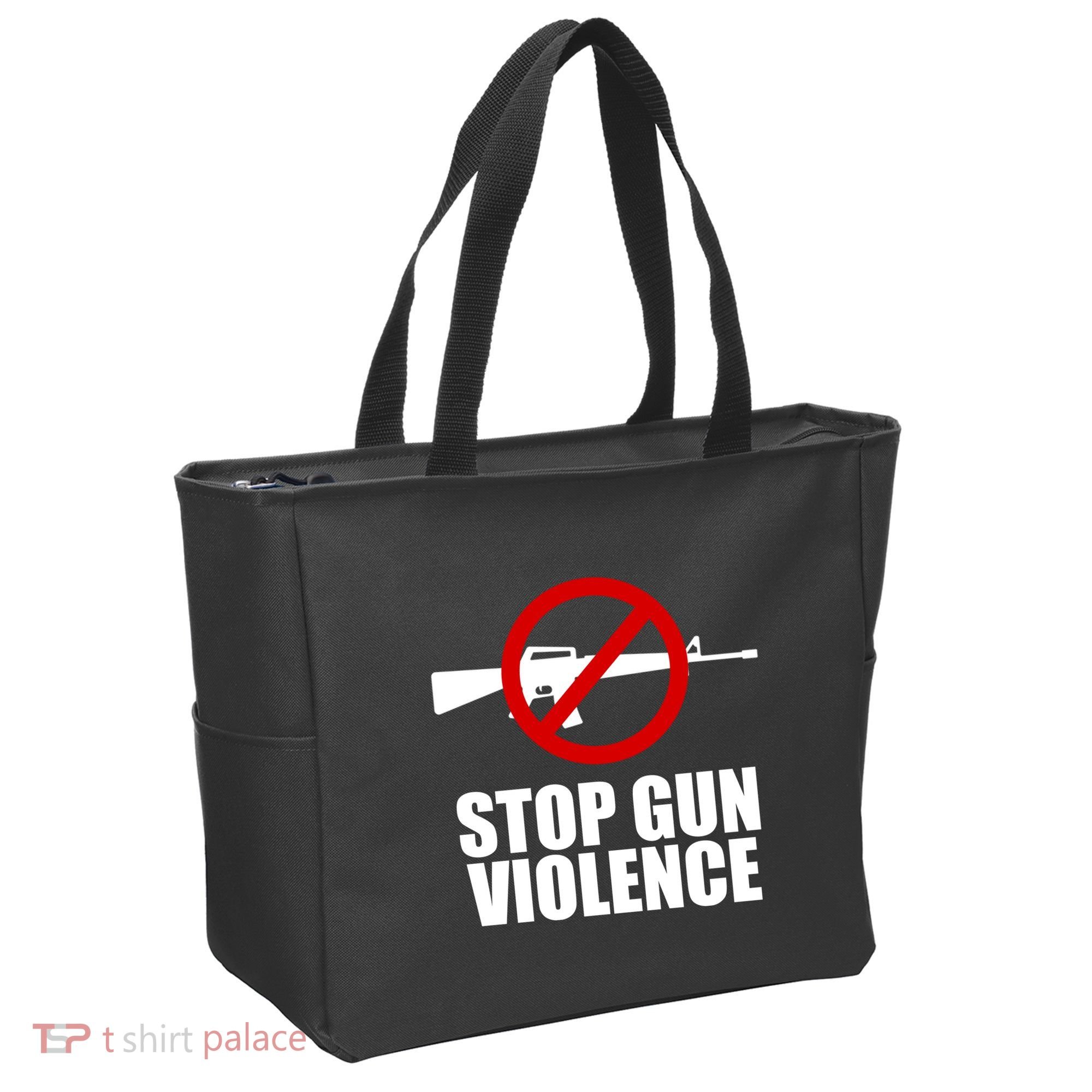 Stop Gun Violence Anti Guns Tote Bag