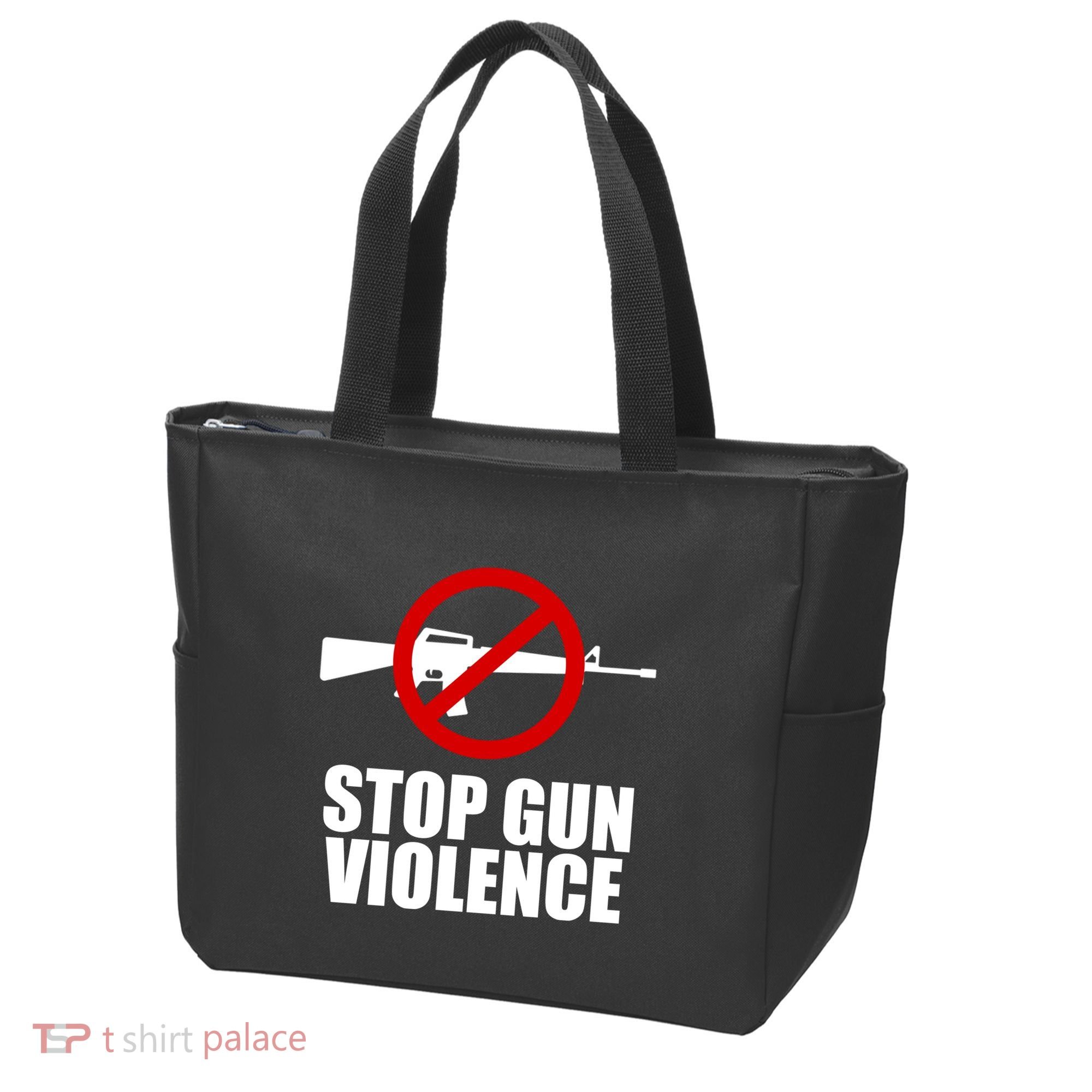 Stop Gun Violence Anti Guns Tote Bag