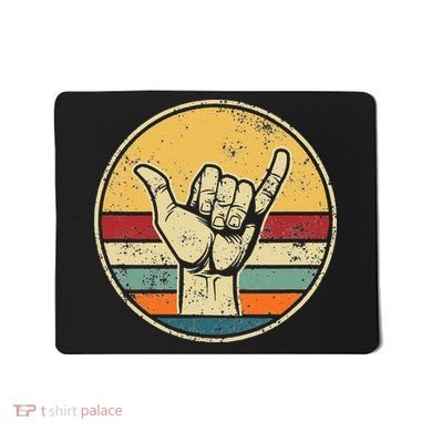 Shaka Good Vibes Hang Loose Surfing Beach Apparel Design Mousepad
