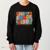 Seventh Grade Vibes 7th Grade Team Retro 1st Day Of School Women's Sweatshirt thumb 0
