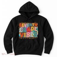 Seventh Grade Vibes 7th Grade Team Retro 1st Day Of School Hoodie thumb 0