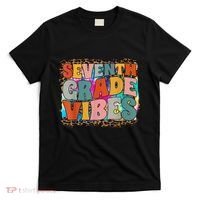 Seventh Grade Vibes 7th Grade Team Retro 1st Day Of School T-Shirt thumb 0