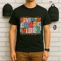 Seventh Grade Vibes 7th Grade Team Retro 1st Day Of School T-Shirt thumb 6