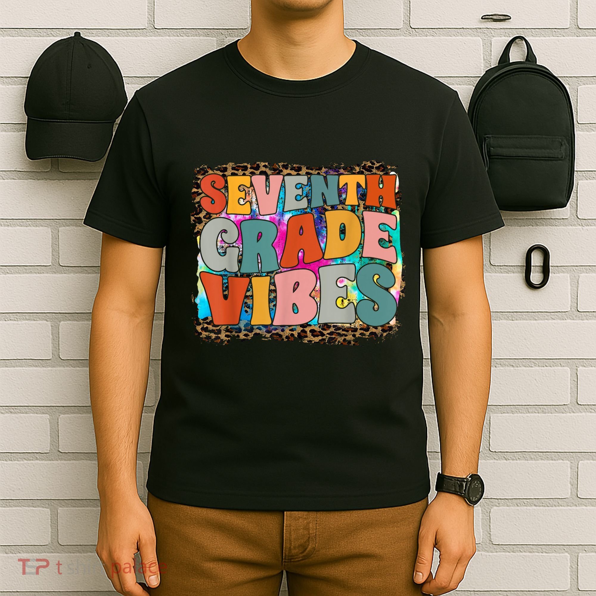 Seventh Grade Vibes 7th Grade Team Retro 1st Day Of School T-Shirt