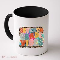 Seventh Grade Vibes 7th Grade Team Retro 1st Day Of School Coffee Mug thumb 0