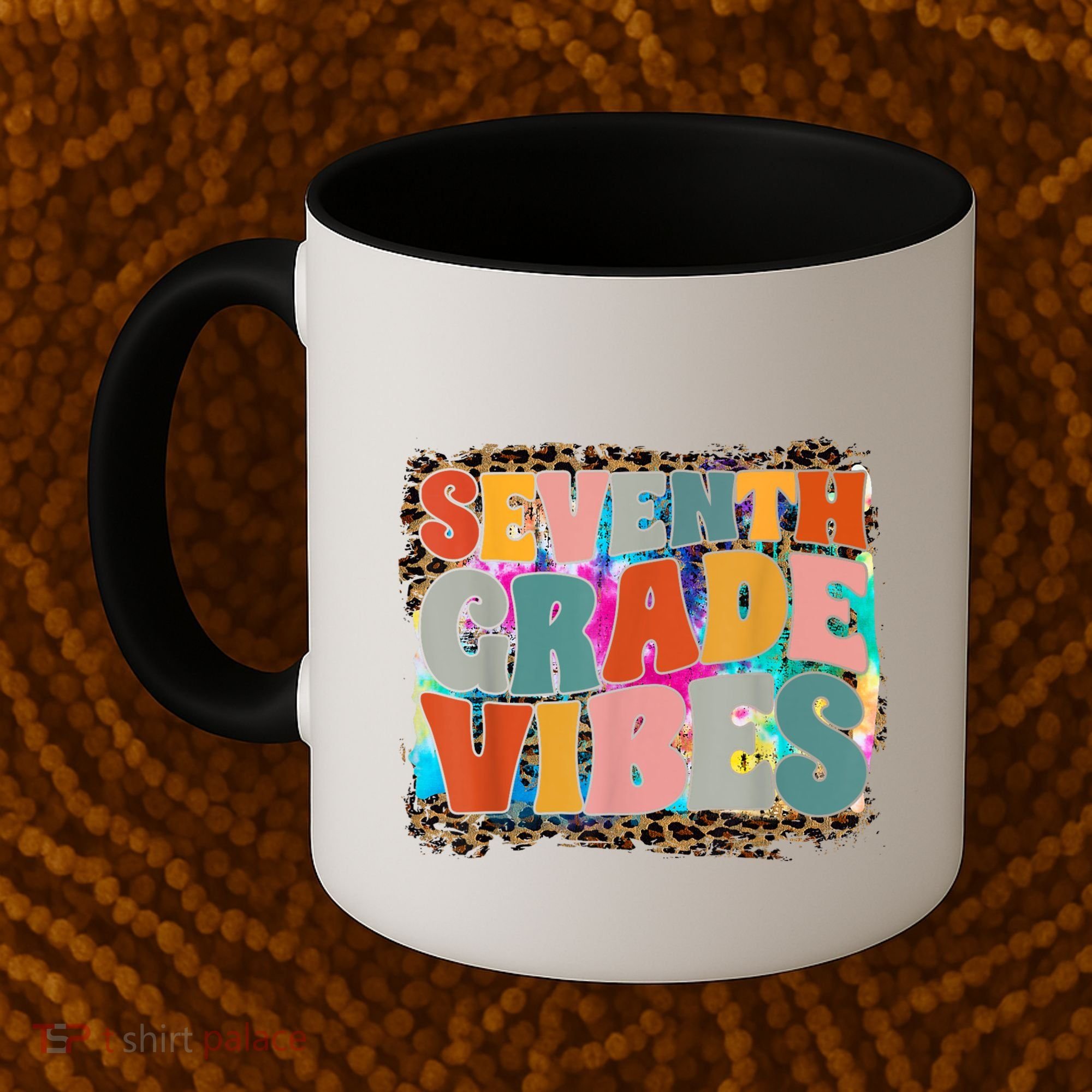 Seventh Grade Vibes 7th Grade Team Retro 1st Day Of School Coffee Mug
