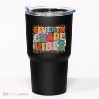 Seventh Grade Vibes 7th Grade Team Retro 1st Day Of School Tumbler thumb 0