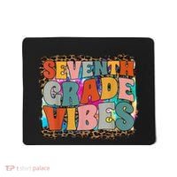 Seventh Grade Vibes 7th Grade Team Retro 1st Day Of School Mousepad thumb 0