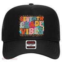 Seventh Grade Vibes 7th Grade Team Retro 1st Day Of School Hat thumb 0
