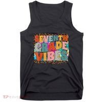 Seventh Grade Vibes 7th Grade Team Retro 1st Day Of School Tank Top thumb 0
