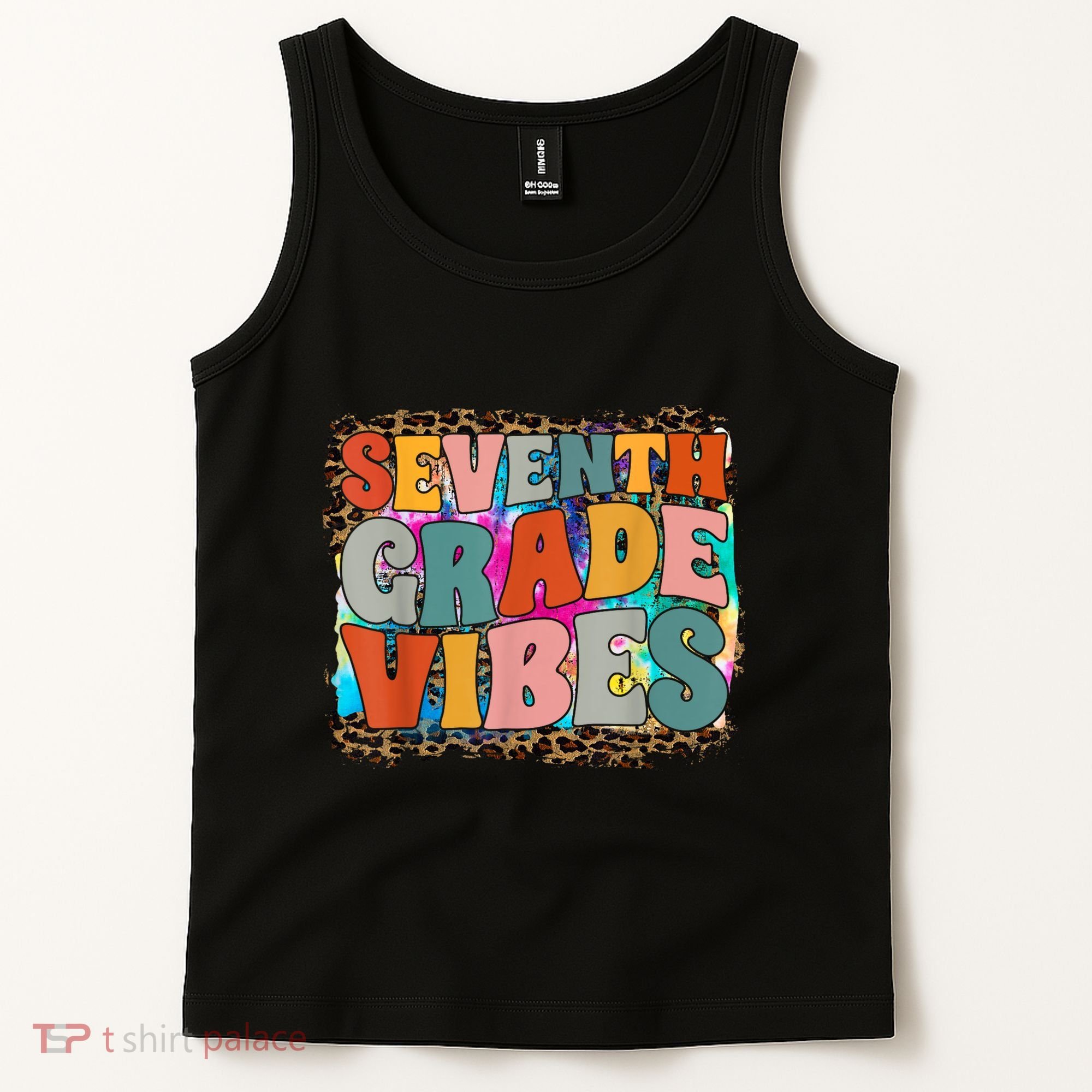 Seventh Grade Vibes 7th Grade Team Retro 1st Day Of School Tank Top