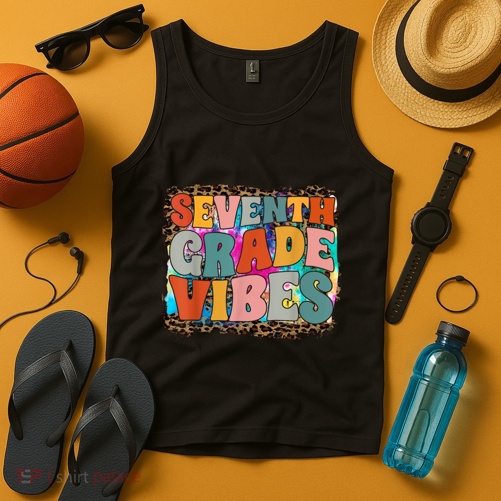 Seventh Grade Vibes 7th Grade Team Retro 1st Day Of School Tank Top
