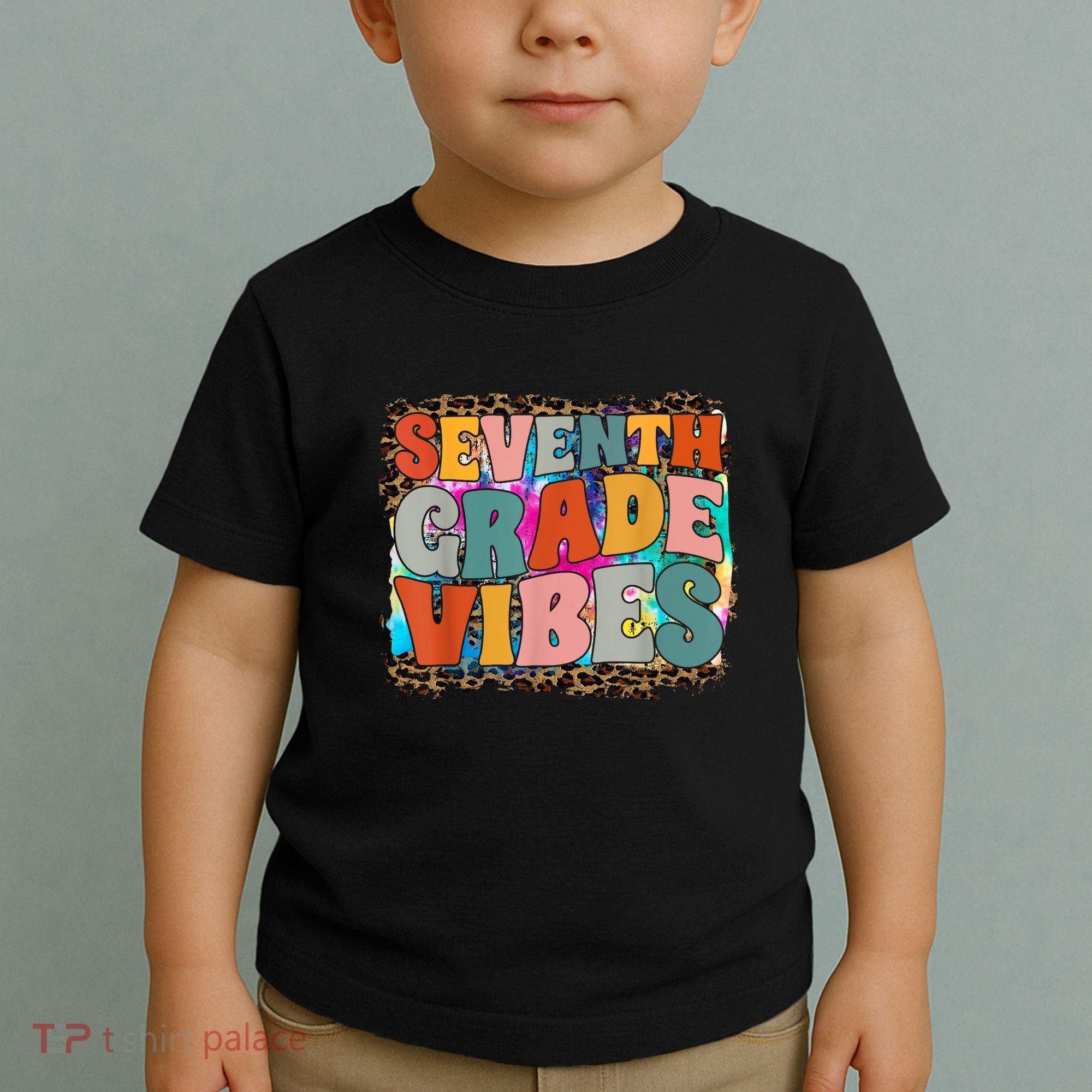 Seventh Grade Vibes 7th Grade Team Retro 1st Day Of School Toddler T-Shirt