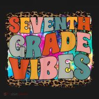Seventh Grade Vibes 7th Grade Team Retro 1st Day Of School Kids Hoodie thumb 5