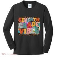 Seventh Grade Vibes 7th Grade Team Retro 1st Day Of School Kids Long Sleeve Shirt thumb 0