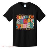 Seventh Grade Vibes 7th Grade Team Retro 1st Day Of School Kids T-Shirt thumb 0