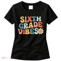 Sixth Grade Vibes 6th Grade Team Retro 1st Day Of School Women's T-Shirt thumb 0