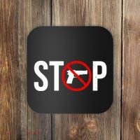 Stop Gun Violence Anti Guns Coaster thumb 0