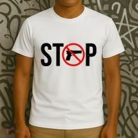 Stop Gun Violence Anti Guns T-Shirt thumb 3