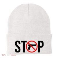 Stop Gun Violence Anti Guns Beanie thumb 0