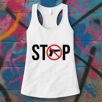 Stop Gun Violence Anti Guns Women's Tank Top thumb 3