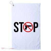 Stop Gun Violence Anti Guns Golf Towel thumb 0