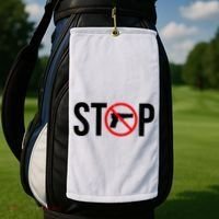 Stop Gun Violence Anti Guns Golf Towel thumb 2