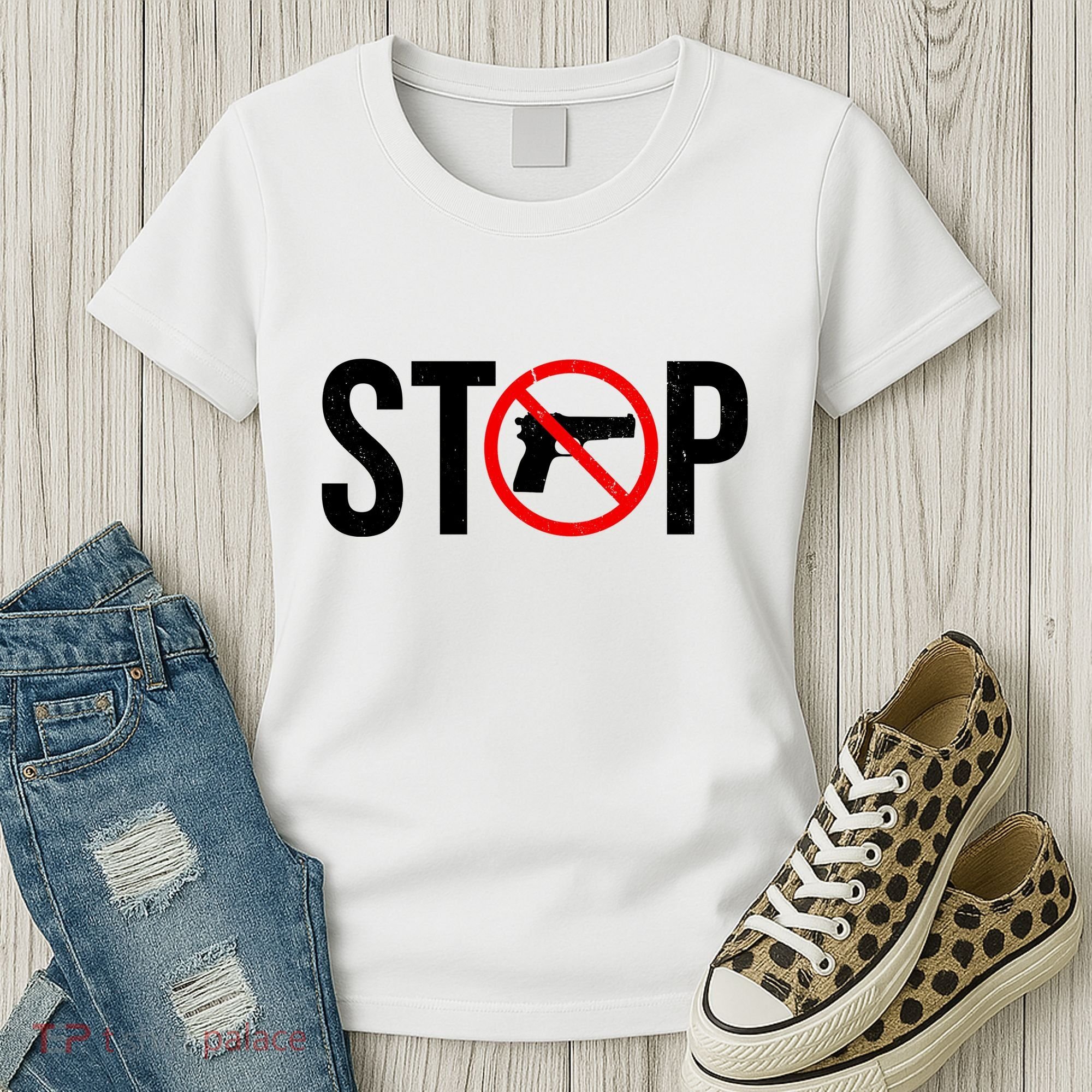 Stop Gun Violence Anti Guns Women's T-Shirt