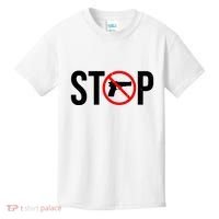 Stop Gun Violence Anti Guns Kids T-Shirt thumb 0