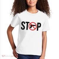 Stop Gun Violence Anti Guns Kids T-Shirt thumb 2