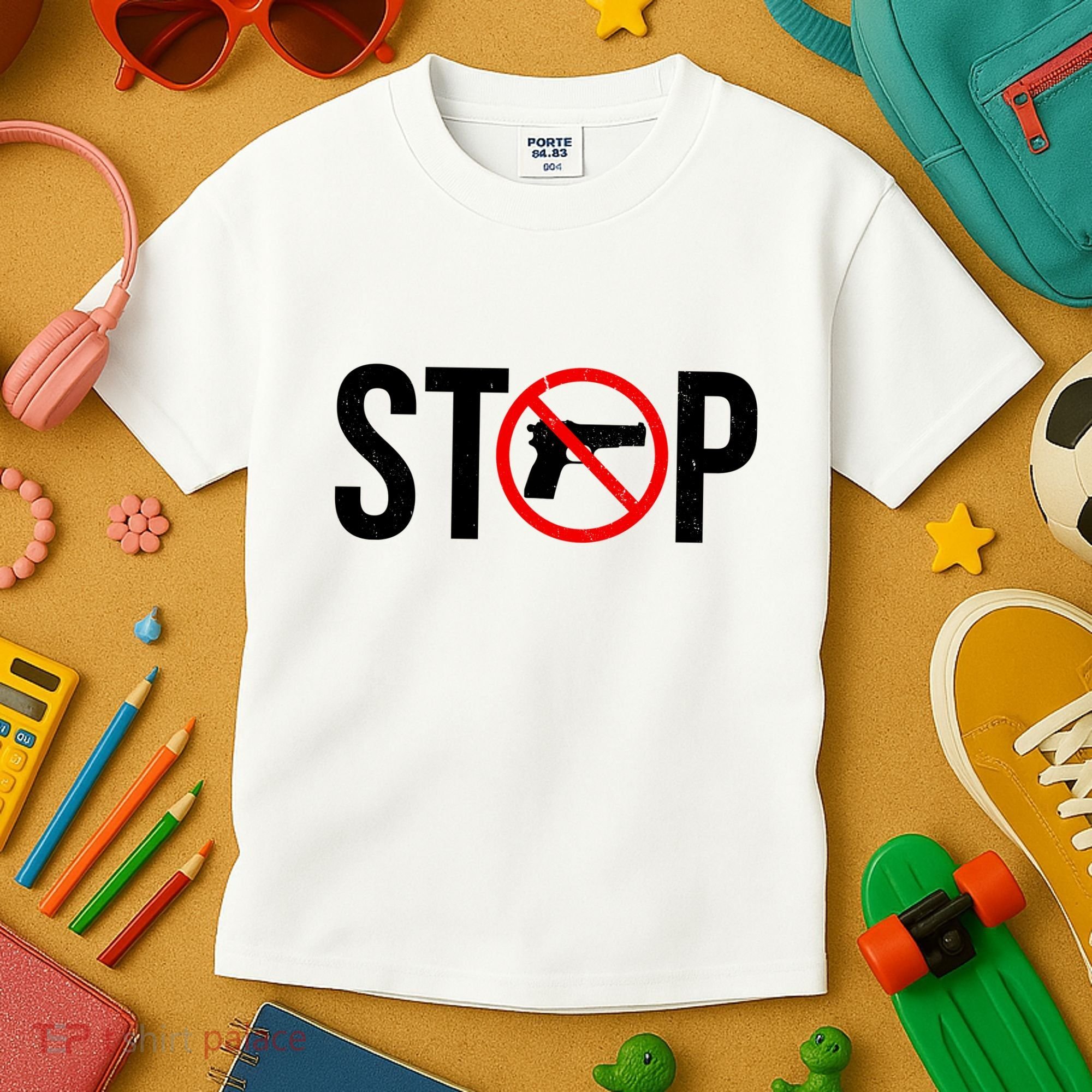 Stop Gun Violence Anti Guns Kids T-Shirt