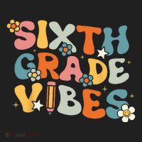Sixth Grade Vibes Back To School Retro 6th Grade Teachers Beanie thumb 2