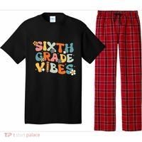 Sixth Grade Vibes Back To School Retro 6th Grade Teachers Pajama Set thumb 0