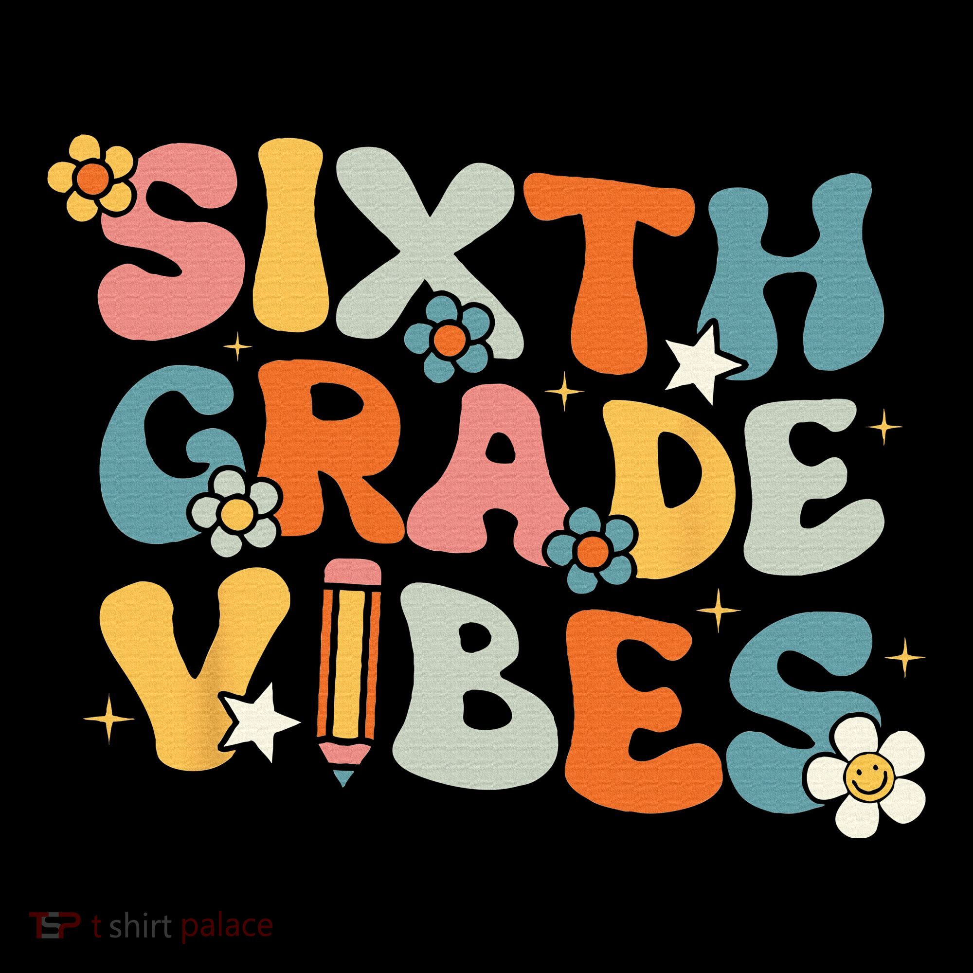Sixth Grade Vibes Back To School Retro 6th Grade Teachers Women's Hoodie