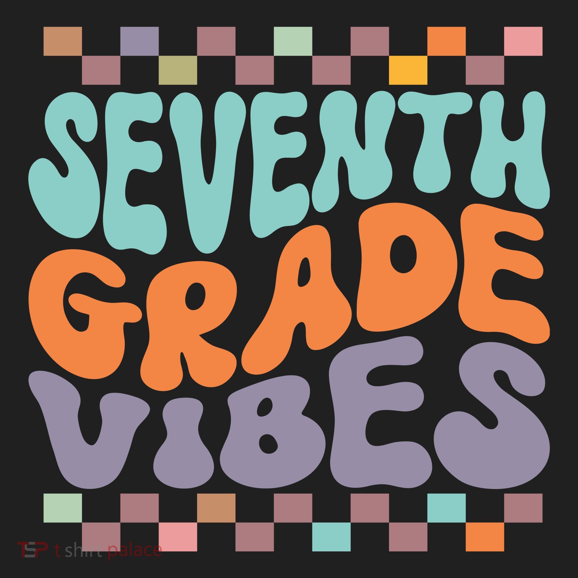 Seventh Grade Vibes Retro Groovy 7th Grade Back To School Gift Women's Sweatshirt
