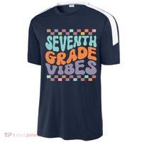 Seventh Grade Vibes Retro Groovy 7th Grade Back To School Gift Sport-Tek Competitor United Soccer Jersey thumb 2