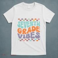 Seventh Grade Vibes Retro Groovy 7th Grade Back To School Gift T-Shirt thumb 5