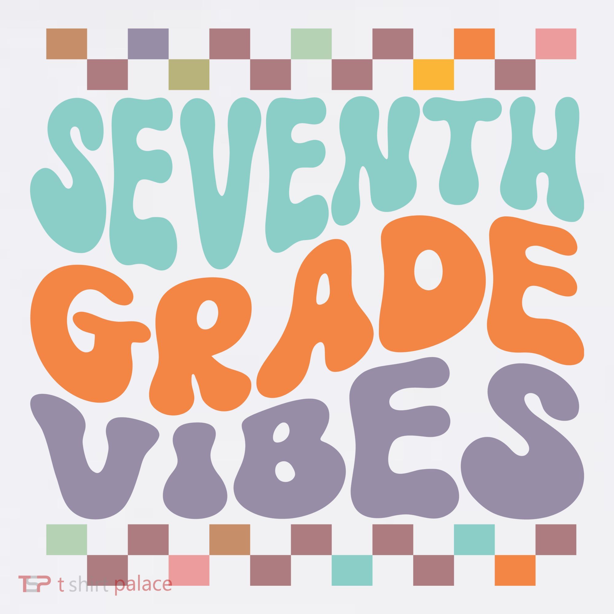 Seventh Grade Vibes Retro Groovy 7th Grade Back To School Gift Women's Hoodie