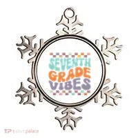 Seventh Grade Vibes Retro Groovy 7th Grade Back To School Gift Ornament thumb 0