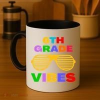 Sixth Grade Vibes First Day Of 6th Grade Kids Back To School Coffee Mug thumb 4